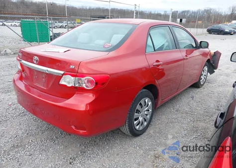 2013 Toyota Corolla Le from USA, damaged, VIN 5YFBU4EE2DP089249